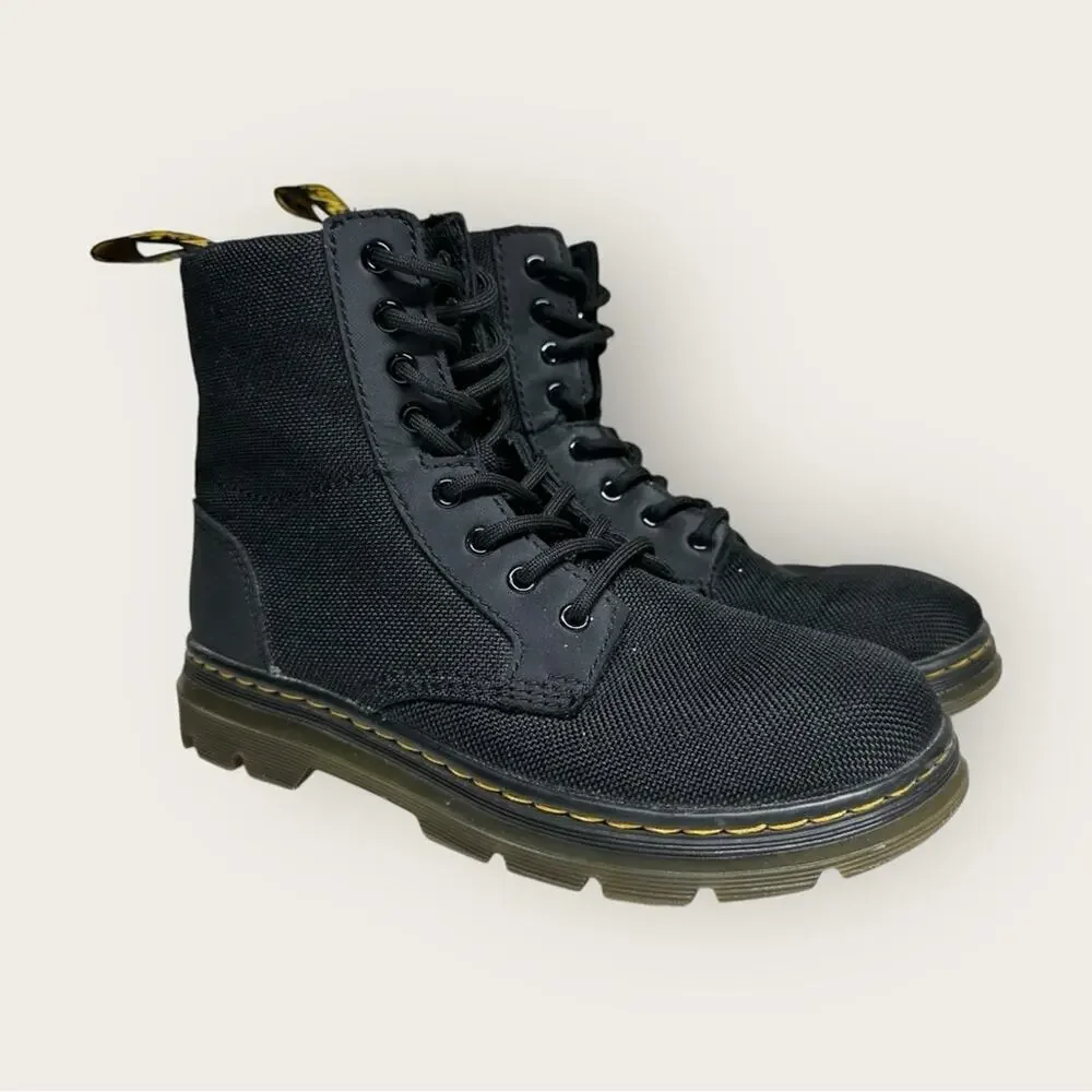 Dr. Martens | Youth Combs Extra Tough Poly Casual Boots | Black | Kids Size 2